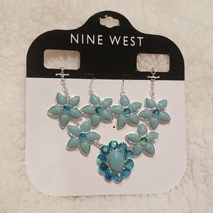 Brand New NINE WEST necklace and earring set